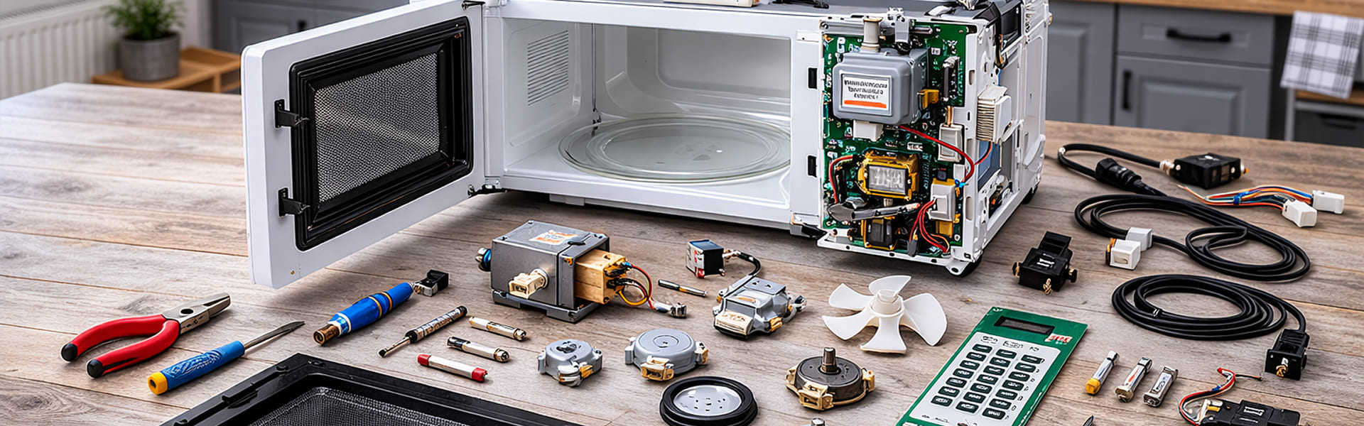 Запчастини для мікрохвильовок